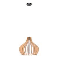 HÄNGELEUCHTE 60114160 ARATA 41/41/137 cm  - Hellbraun, Natur, Holz (41/41/137cm)
