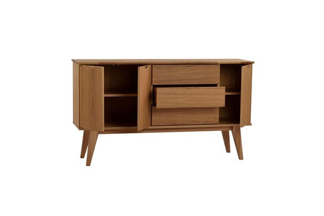 SIDEBOARD 150/85/40 cm  - ekfärgad, Design, trä (150/85/40cm) - Rowico