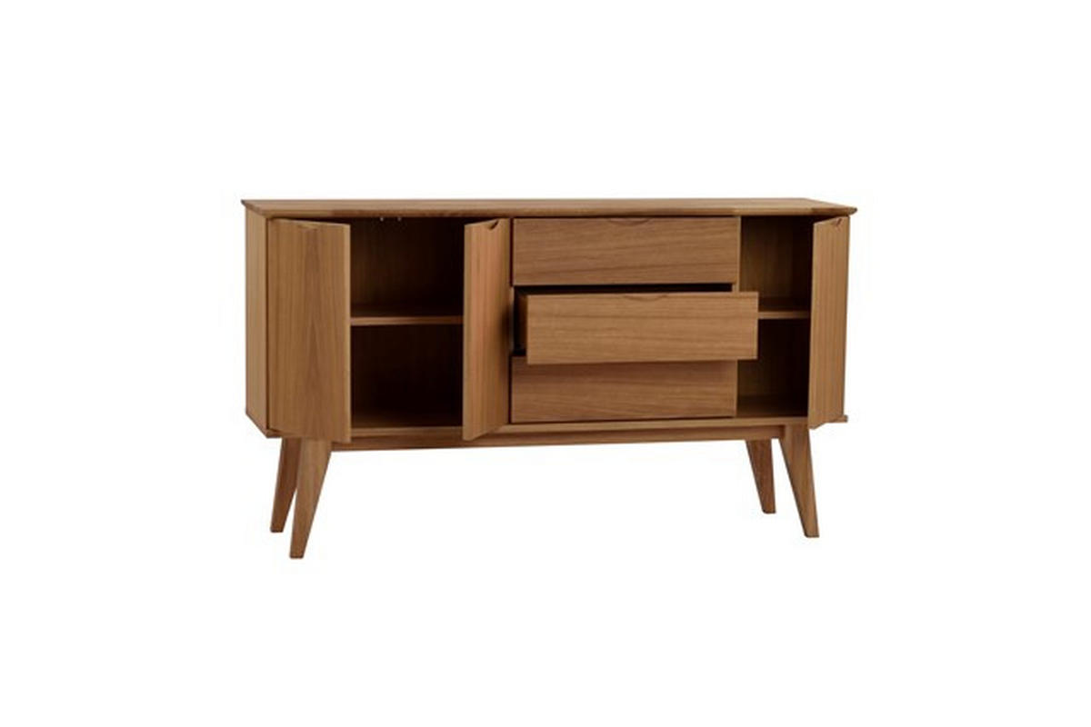SIDEBOARD 150/85/40 cm  - ekfärgad, Design, trä (150/85/40cm) - Rowico