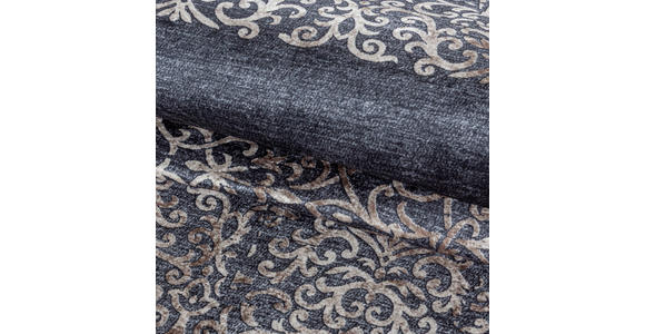 FLACHWEBETEPPICH 80/150 cm Fiesta Schwarz - Schwarz, Design, Leder/Textil (80/150cm) - Novel