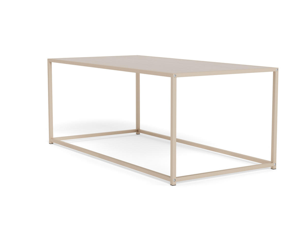 COUCHTISCH Metall, Holzwerkstoff 100/50/40 cm  - Grau, Design, Holzwerkstoff/Metall (100/50/40cm) - MID.YOU