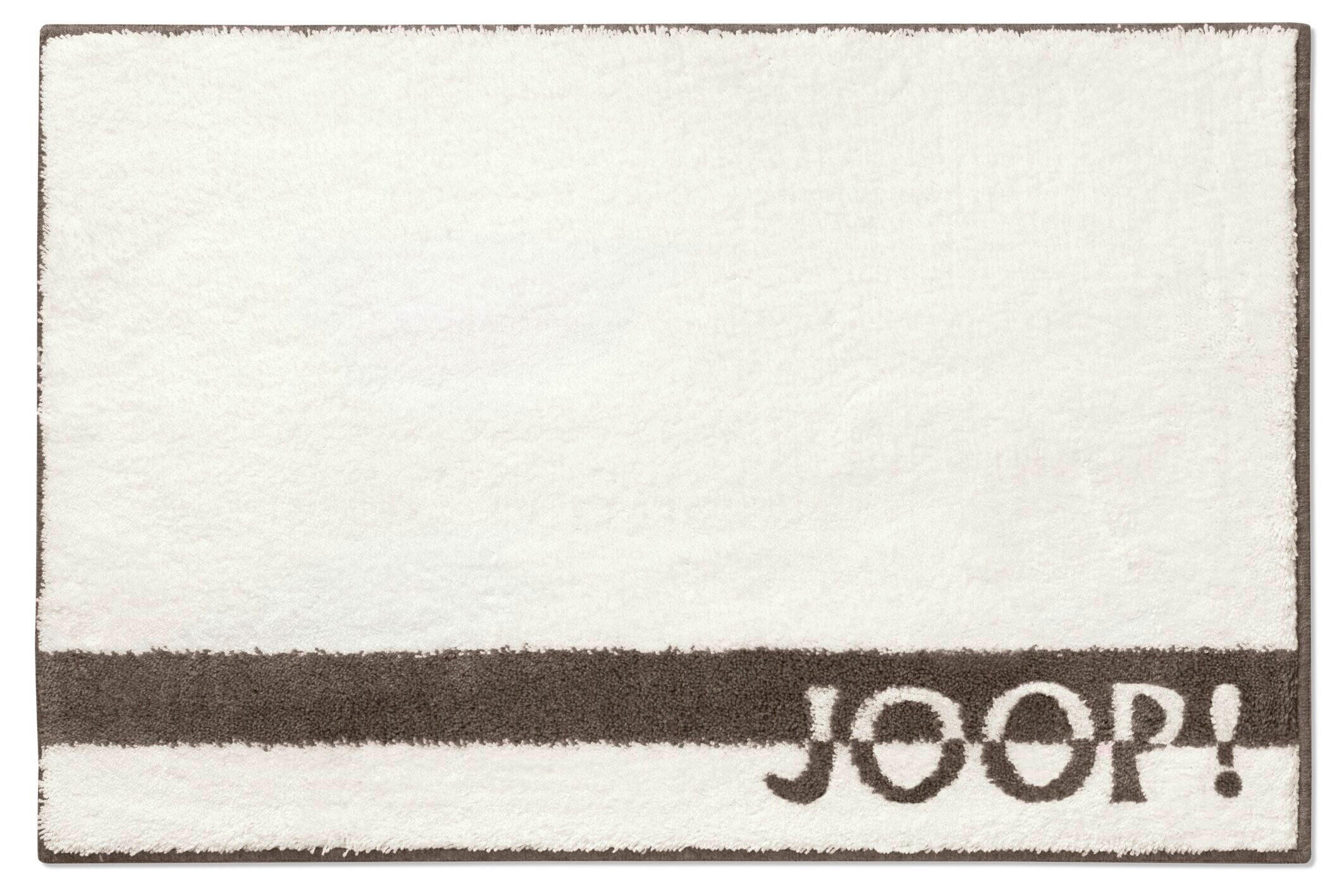 BADTEPPICH  LOGO STRIPES 50/60 cm  - Creme, Basics, Textil (50/60cm) - Joop!