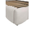 POLSTERBETT Lattenrost, Bettkasten Creme 180/200 cm  - Creme/Schwarz, KONVENTIONELL, Holz/Kunststoff (180/200cm) - Carryhome