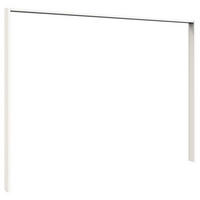 PASSEPARTOUTRAHMEN 306/240/12 cm Weiß  - Weiß, KONVENTIONELL, Holzwerkstoff (306/240/12cm) - Venda