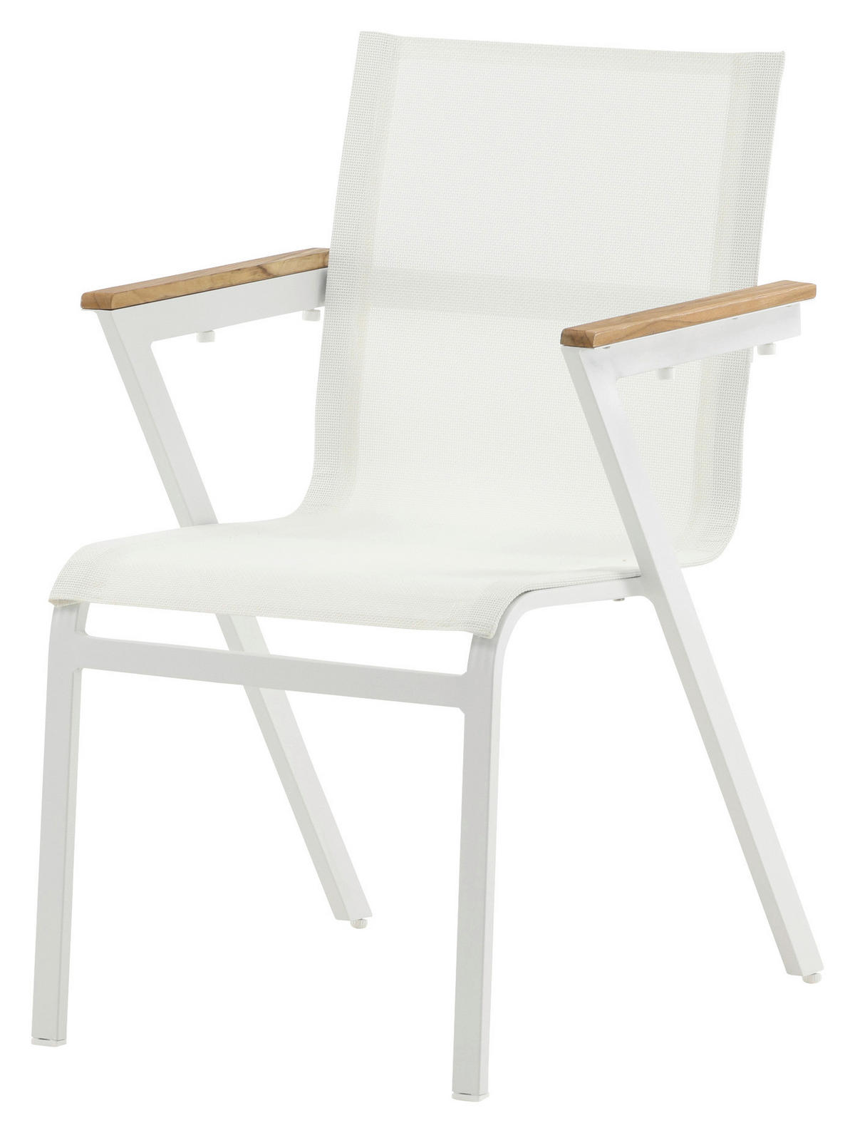 STAPELSESSEL - Weiß, KONVENTIONELL, Holz/Metall (57/87/61cm) - Gardenson