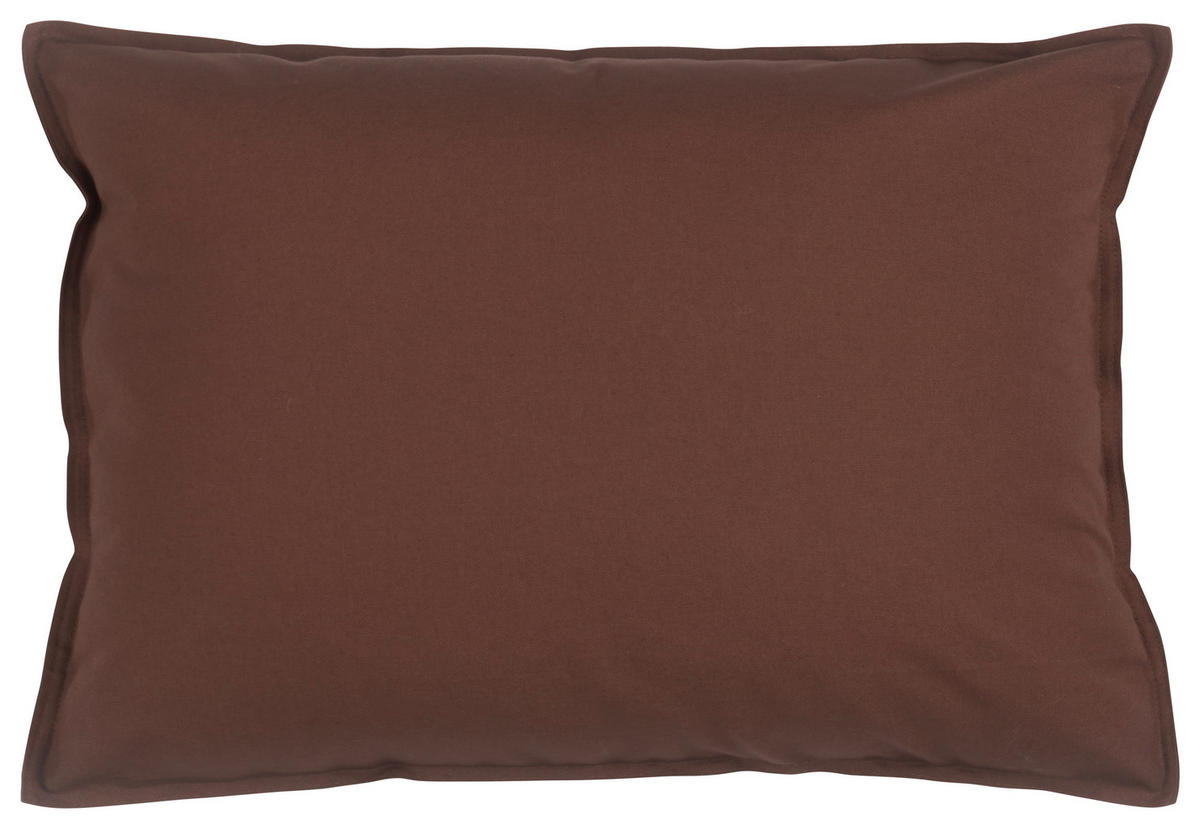 KISSENHÜLLE 40/60 cm  - Dunkelbraun, Basics, Textil (40/60cm) - Novel