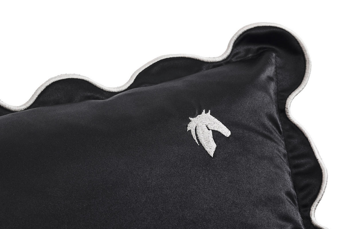 ZIERKISSEN Marcel.Remus.Design- Santa Ponca schwarz 30/50 cm  - Schwarz, Design, Textil (30/50cm) - Marcel Remus