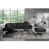 ECKSOFA in Echtleder Schwarz  250/273 cm  - Schwarz, Design, Leder/Metall (250/273cm) - Livetastic