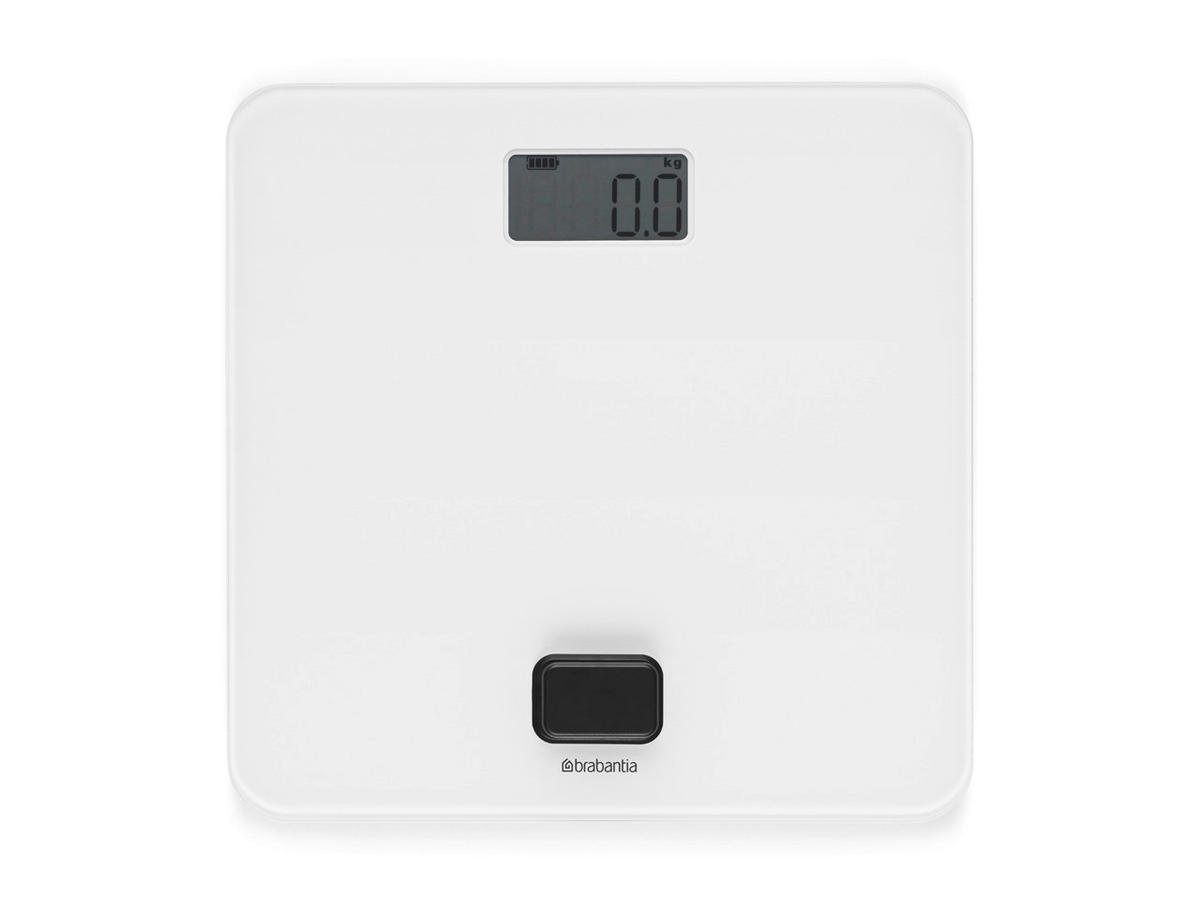 OSEBNA TEHTNICA - bela, Basics, kovina/steklo (30/4.3/30cm) - Brabantia