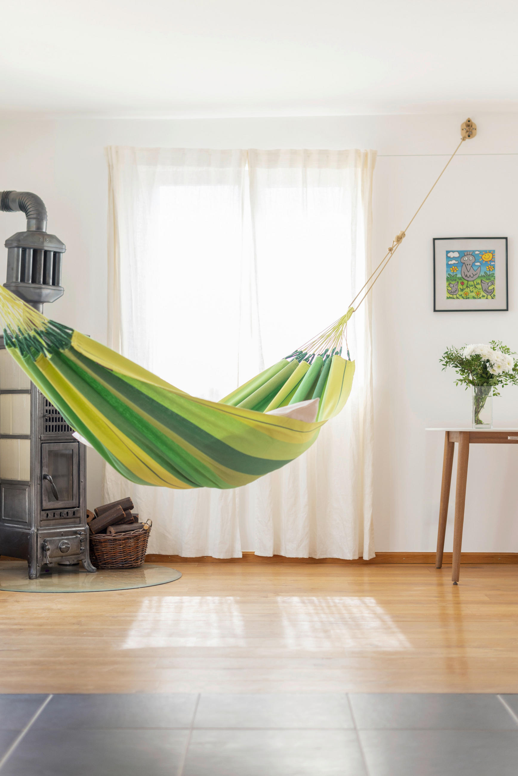 HOUPACÍ SÍŤ  - zelená/světle zelená, Konvenční, textil (140/300cm) - La Siesta