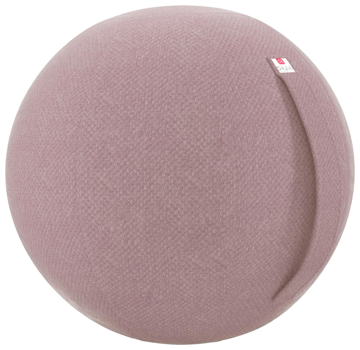 SITZBALL Plüsch  - Altrosa, Design, Textil (60/60/60cm) - Stylife