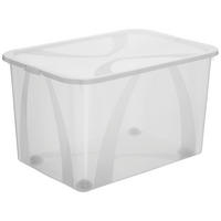 BOX MIT DECKEL ARCO  - Transparent, KONVENTIONELL, Kunststoff (57,1/39,2/33,5cm) - Rotho