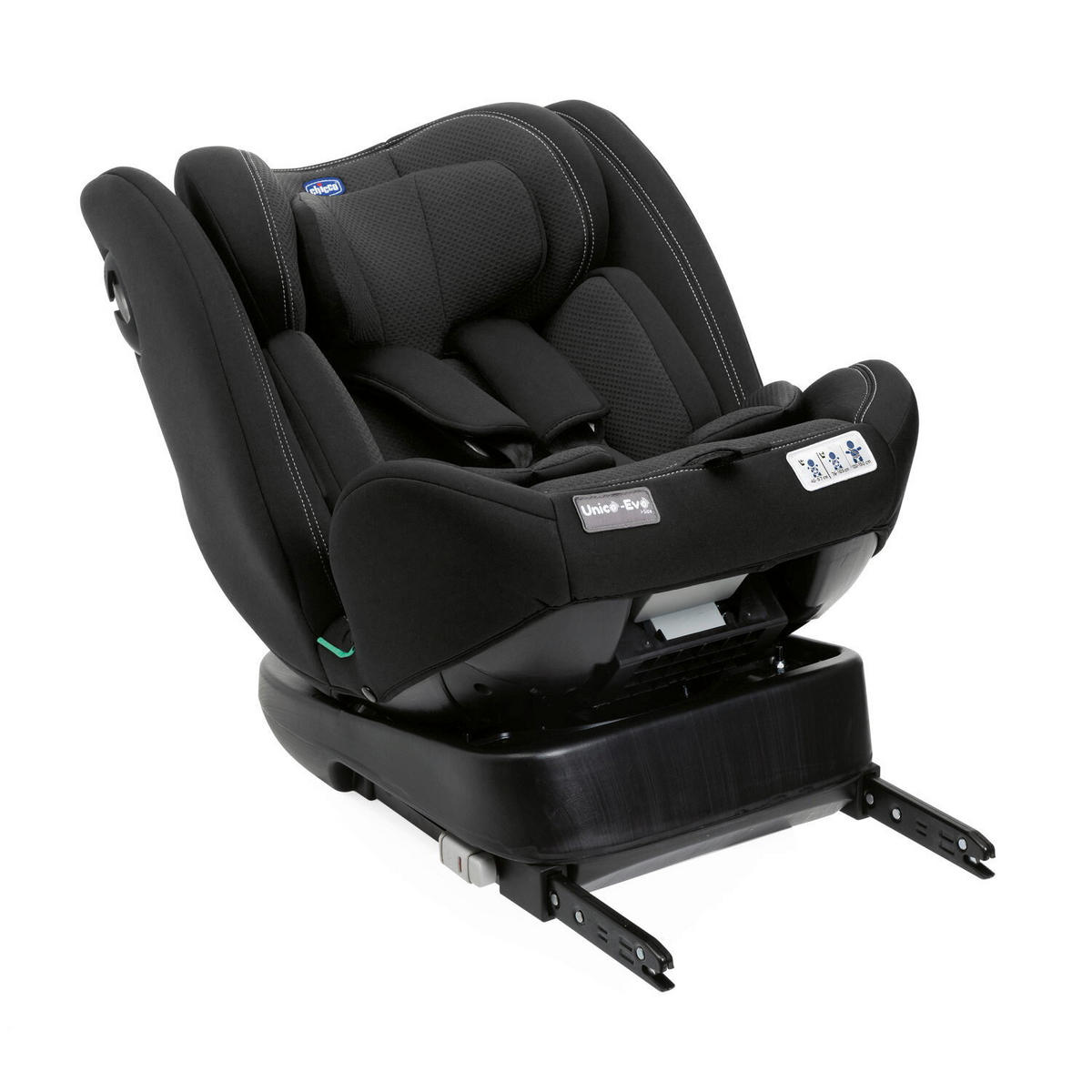 KINDERAUTOSITZ UNICO EVO I-SIZ   - Schwarz, Basics (46/54/69/44cm) - Chicco