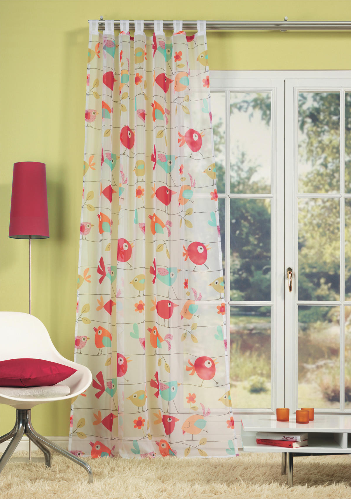 KINDERVORHANG transparent  140/245 cm  - Multicolor, Design, Textil (140/245cm)