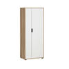 AKTENSCHRANK Weiß, Schwarz, Eichefarben  - Eichefarben/Schwarz, MODERN, Holzwerkstoff (65,1/163,6/41cm) - MID.YOU