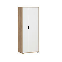 AKTENSCHRANK Weiß, Schwarz, Eichefarben  - Eichefarben/Schwarz, MODERN, Holzwerkstoff (65,1/163,6/41cm) - MID.YOU