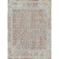 VINTAGE-TEPPICH  Wohnzimmer 80/300 cm TABRIZ Terracotta rechteckig  - Terracotta, KONVENTIONELL, Kunststoff/Textil (80/300cm) - Dieter Knoll