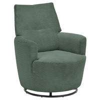 SESSEL Cord Olivgrün    - Schwarz/Olivgrün, Design, Textil/Metall (80/96/88cm) - SetOne by Musterring