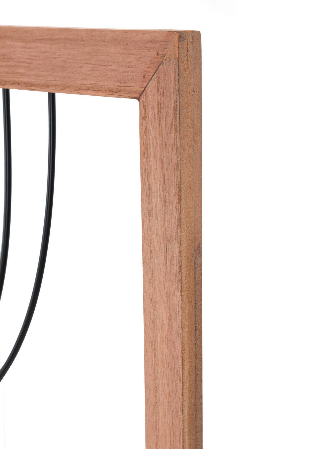 WANDDEKO  60/80/2 cm   - Schwarz/Naturfarben, Basics, Holzwerkstoff (60/80/2cm)
