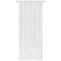HOTOVÝ ZÁVĚS, průhledné, 140/245 cm - bílá, Konvenční, textil (140/245cm) - Esposa