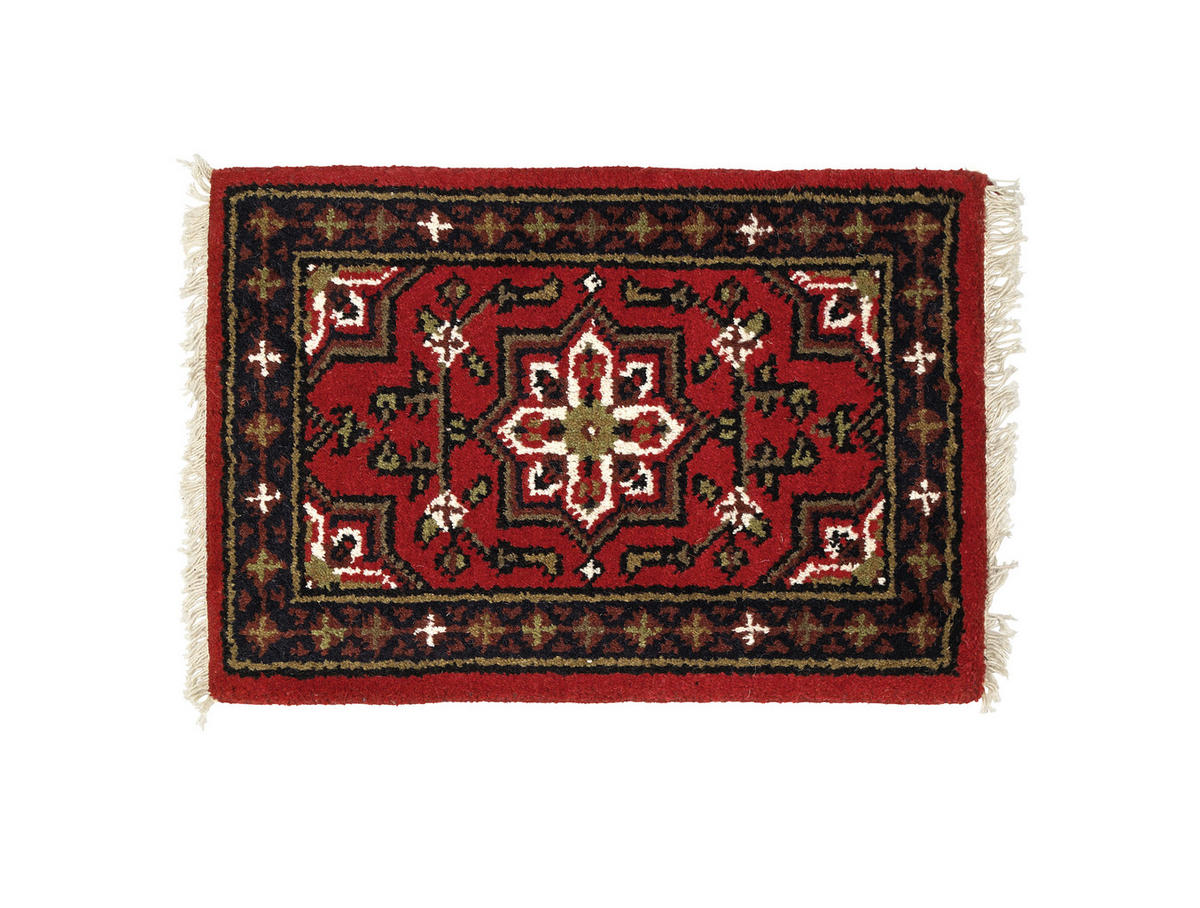COVOR ORIENTAL  Indo Rajpur Super -TOP-  - bej/roșu, Lifestyle, textil (40/60cm) - Cazaris