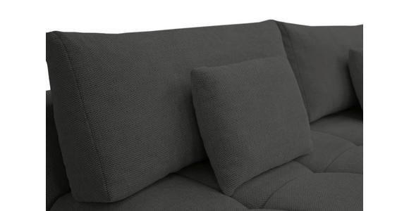 BOXSPRINGSOFA in Chenille Anthrazit  - Anthrazit/Schwarz, MODERN, Kunststoff/Textil (210/72/105cm) - Cantus