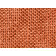 ECKSOFA Terracotta Struktur  - Terracotta/Schwarz, KONVENTIONELL, Textil/Metall (230/164cm) - Carryhome