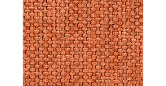 ECKSOFA Terracotta Struktur  - Terracotta/Schwarz, KONVENTIONELL, Textil/Metall (230/164cm) - Carryhome