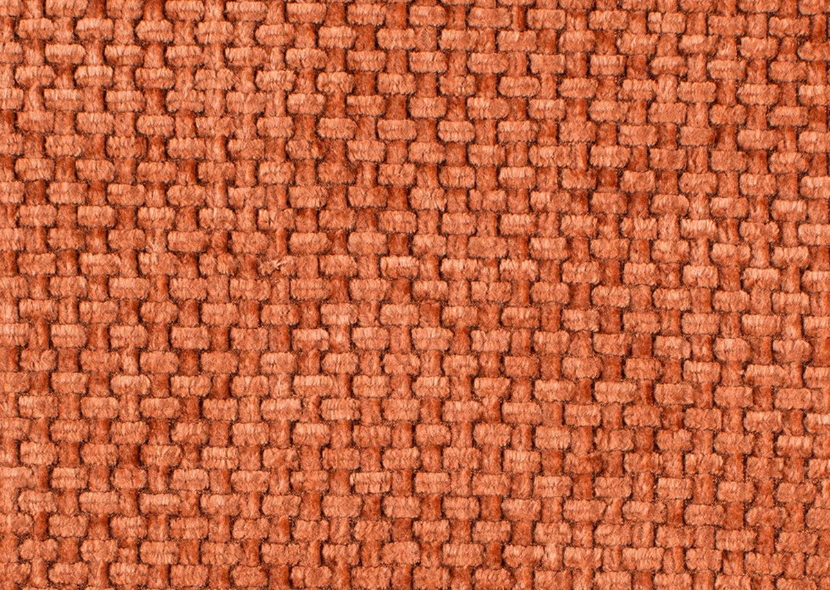 ECKSOFA in Struktur Rostfarben  - Rostfarben/Schwarz, Modern, Textil/Metall (262/168cm) - home24