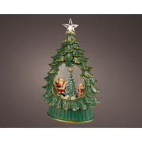 Figurină De Crăciun Cu Led - verde, Basics, plastic (16.3/9.7/26cm)