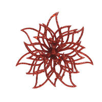 DEKORAČNÝ KVET 14 cm - červená, Lifestyle (14cm)