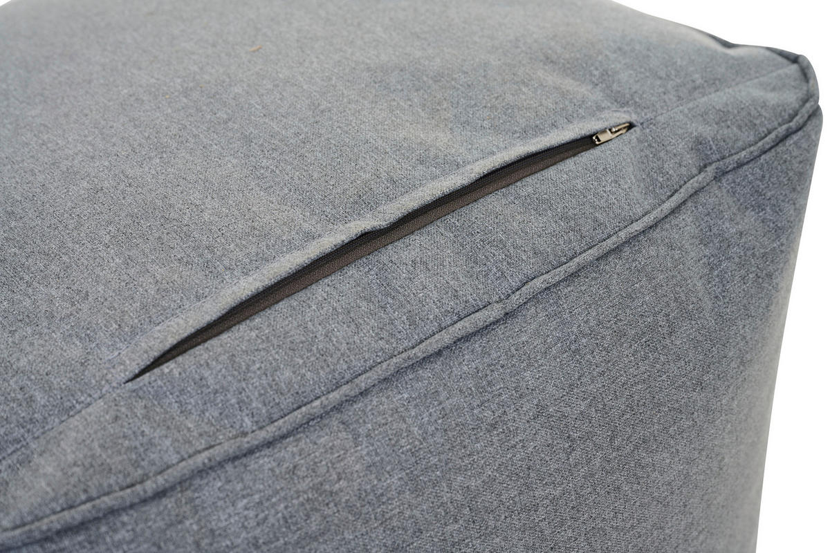 GARTENHOCKER in  - Grau, MODERN, Kunststoff (48/46/46cm) - Siena Garden