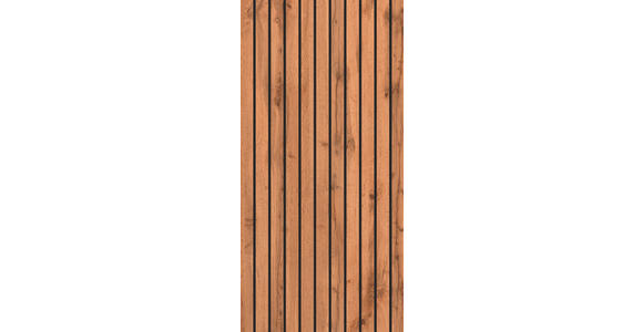 HOCHSCHRANK 40/180/35 cm  - Eiche Wotan/Graphitfarben, Natur, Holzwerkstoff/Kunststoff (40/180/35cm) - Xora