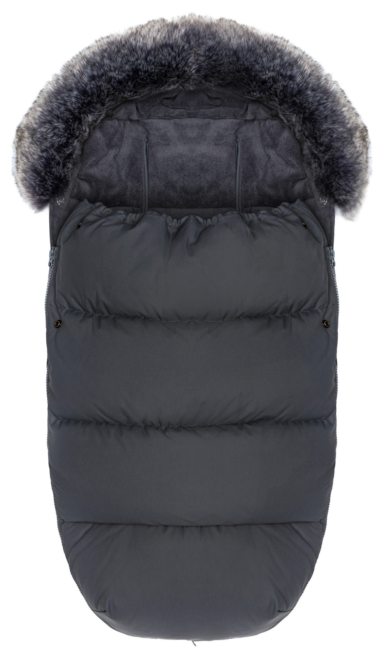 FUßSACK TRENDY L  - Grau, Basics, Kunststoff (50/100cm) - Jimmylee