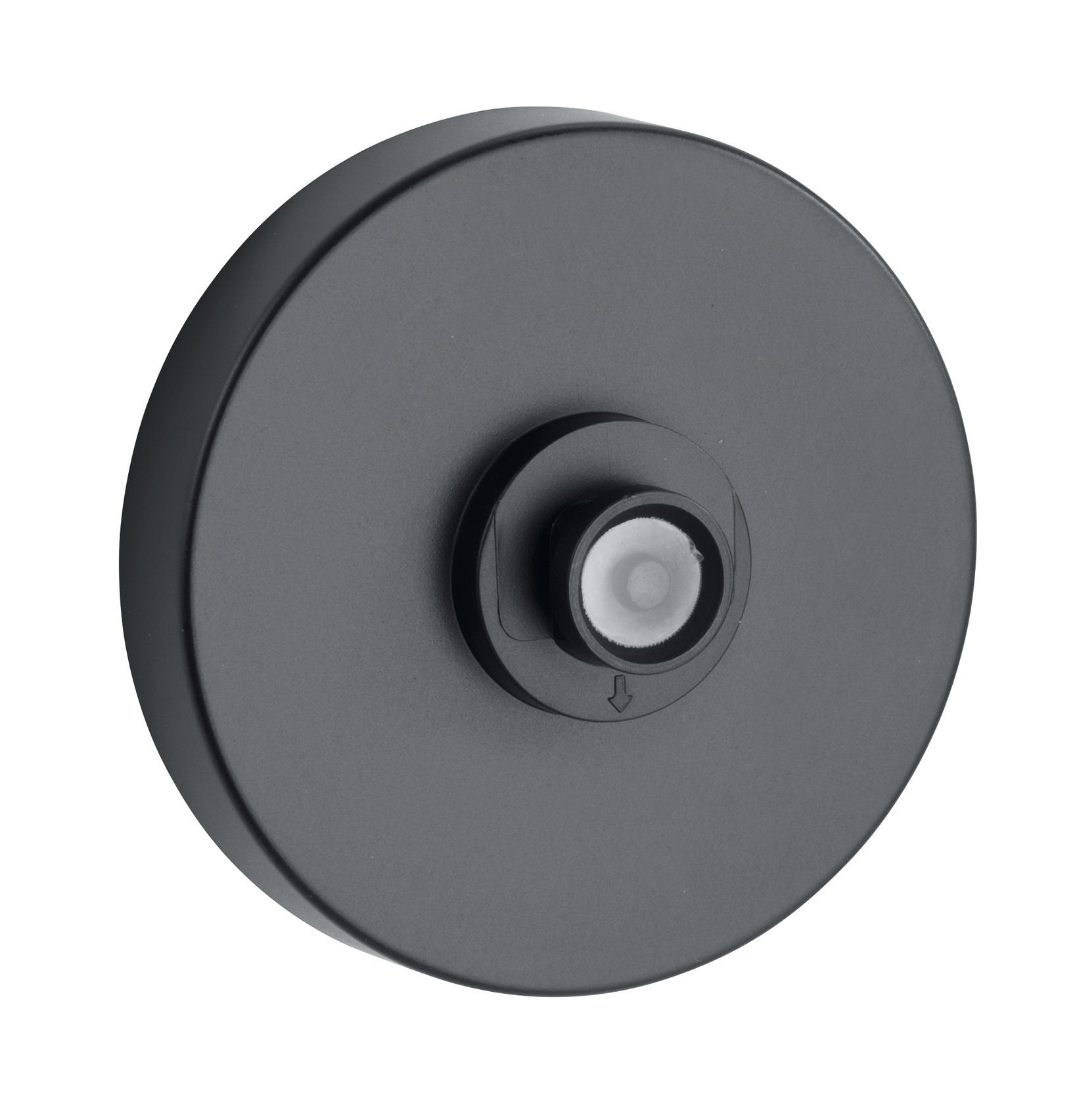 MONTERINGSPLATTOR - svart, Basics, plast (6/6/3cm)