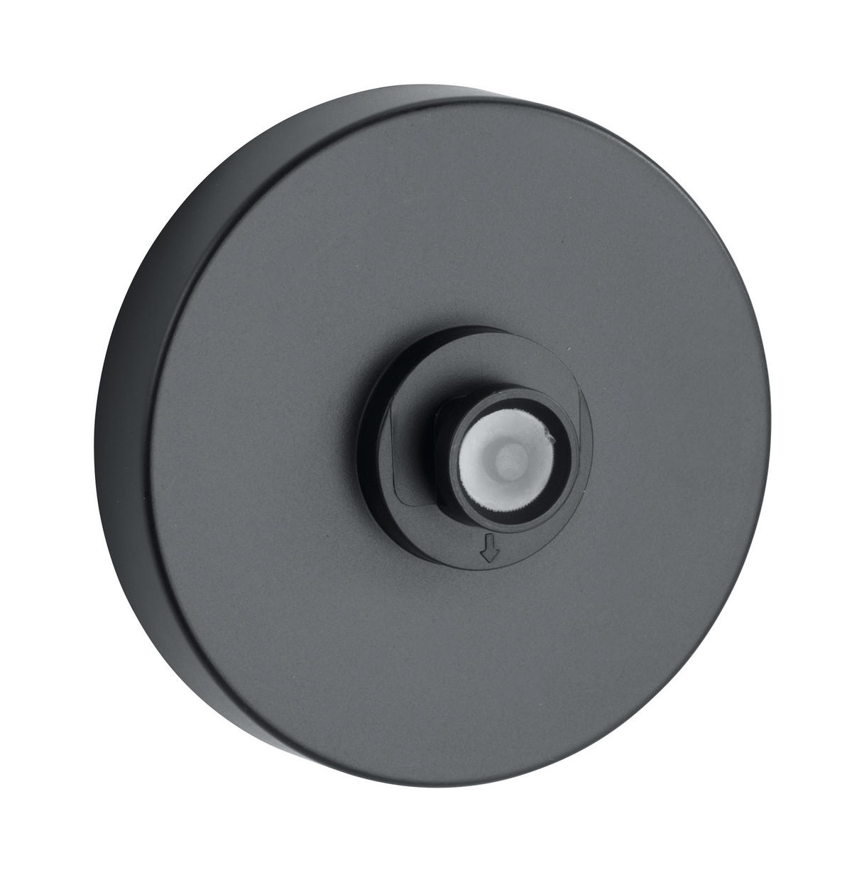 MONTAGEPLATTEN - Schwarz, Basics, Kunststoff (6/6/3cm) - Wenko