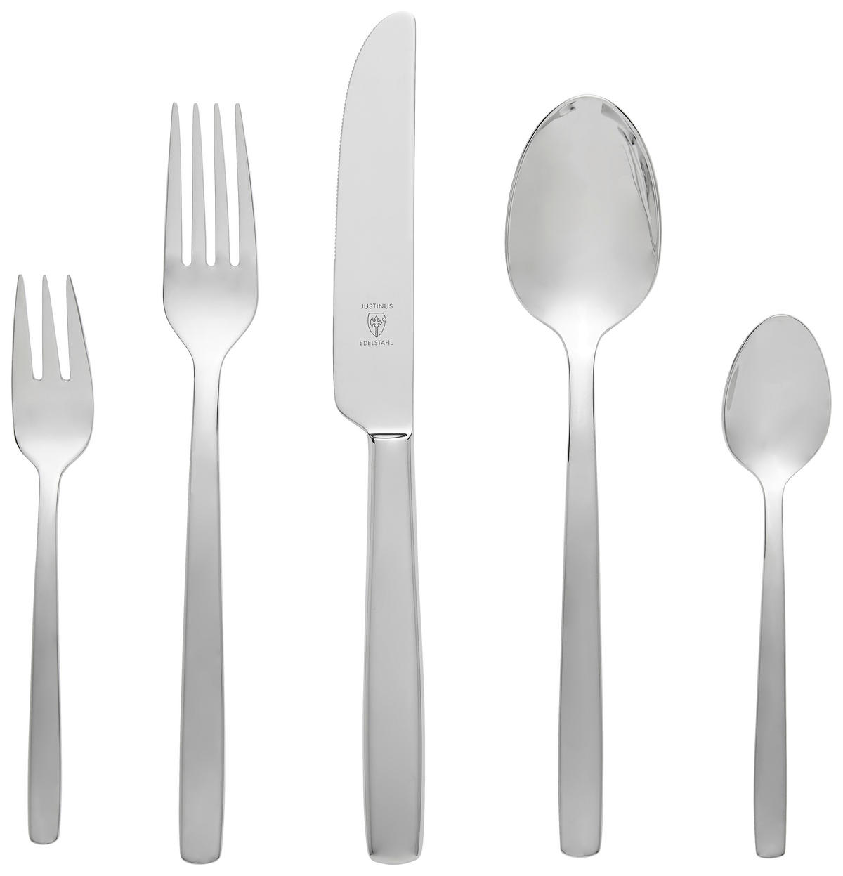 SADA PŘÍBORŮ nerezová ocel, 30dílné - barvy nerez oceli, Basics, kov (43/25/5cm) - Justinus