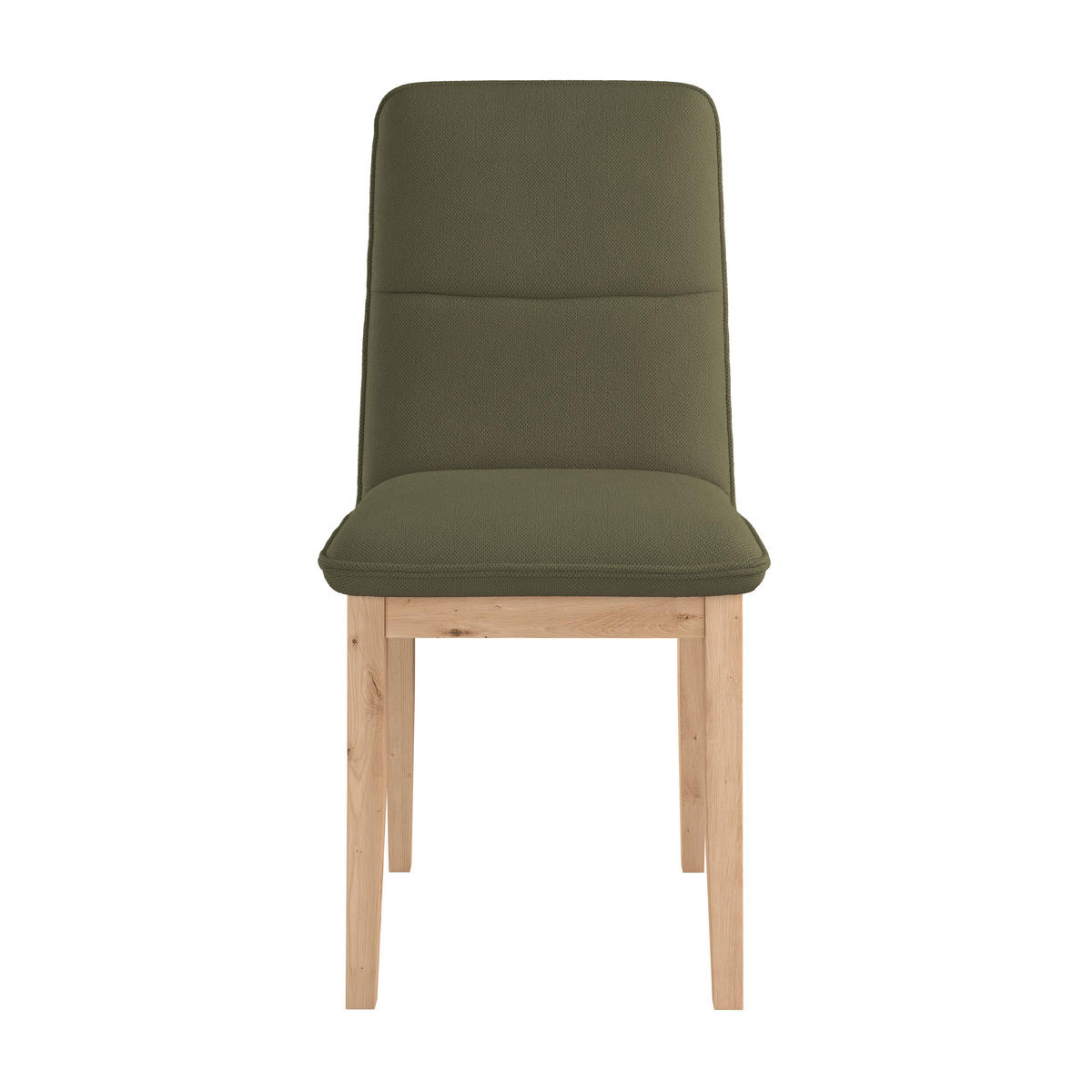 STUHL   Webstoff  Grün  - Eichefarben/Grün, KONVENTIONELL, Holz/Textil (47/91/44cm) - P & B