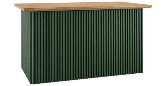 KÜCHENINSEL in Grün - Eichefarben/Grün, Basics, Holz/Holzwerkstoff (160/88/90cm) - Xora