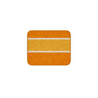 BIDET-VORLEGER Grund Orange 40/50 cm  - Orange, Basics, Kunststoff/Textil (40/50cm) - Grund