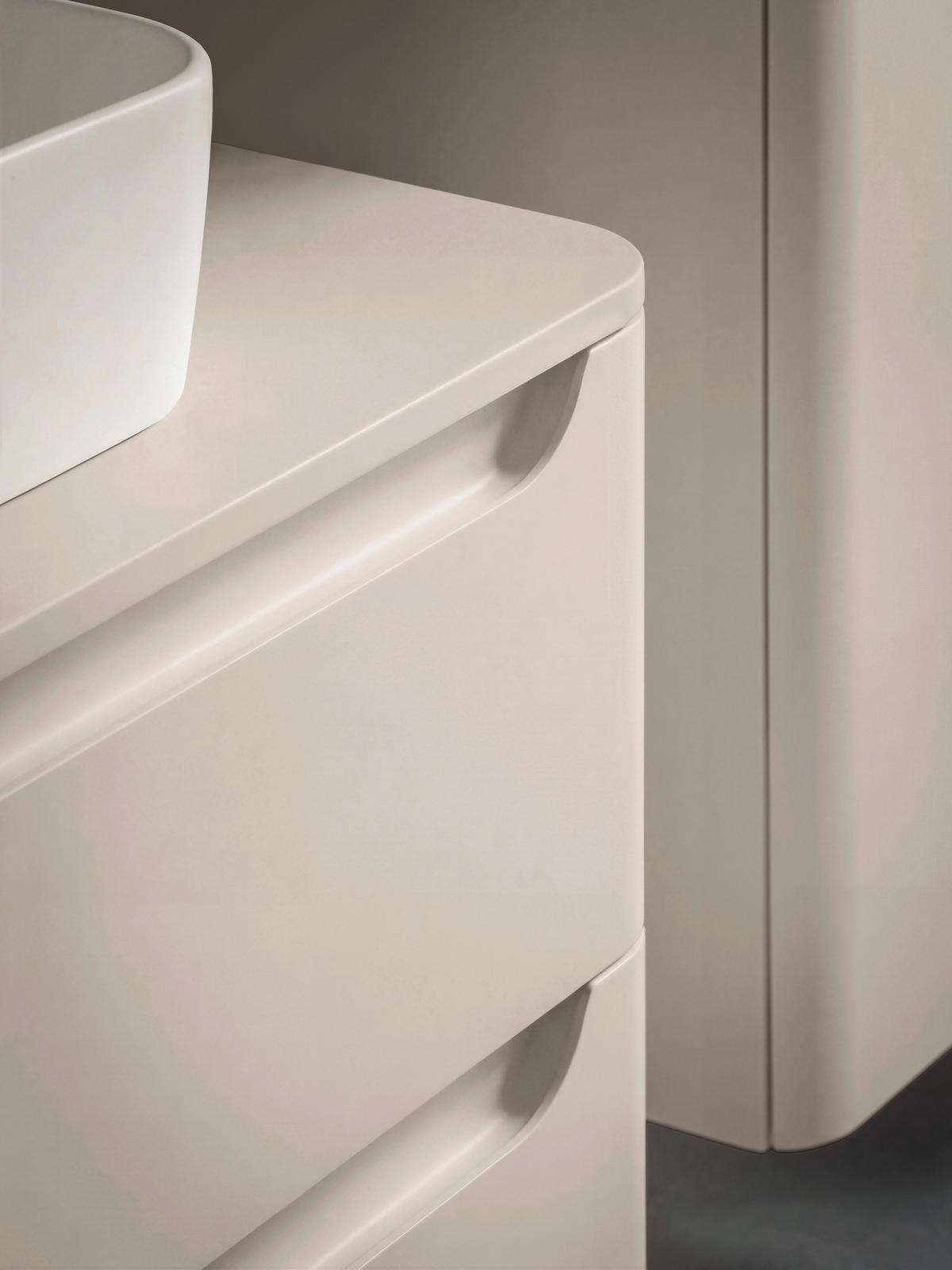 WASCHTISCHKOMBI 101 cm  - Kaschmir/Weiß, KONVENTIONELL, Keramik/Holzwerkstoff (101cm) - Xora