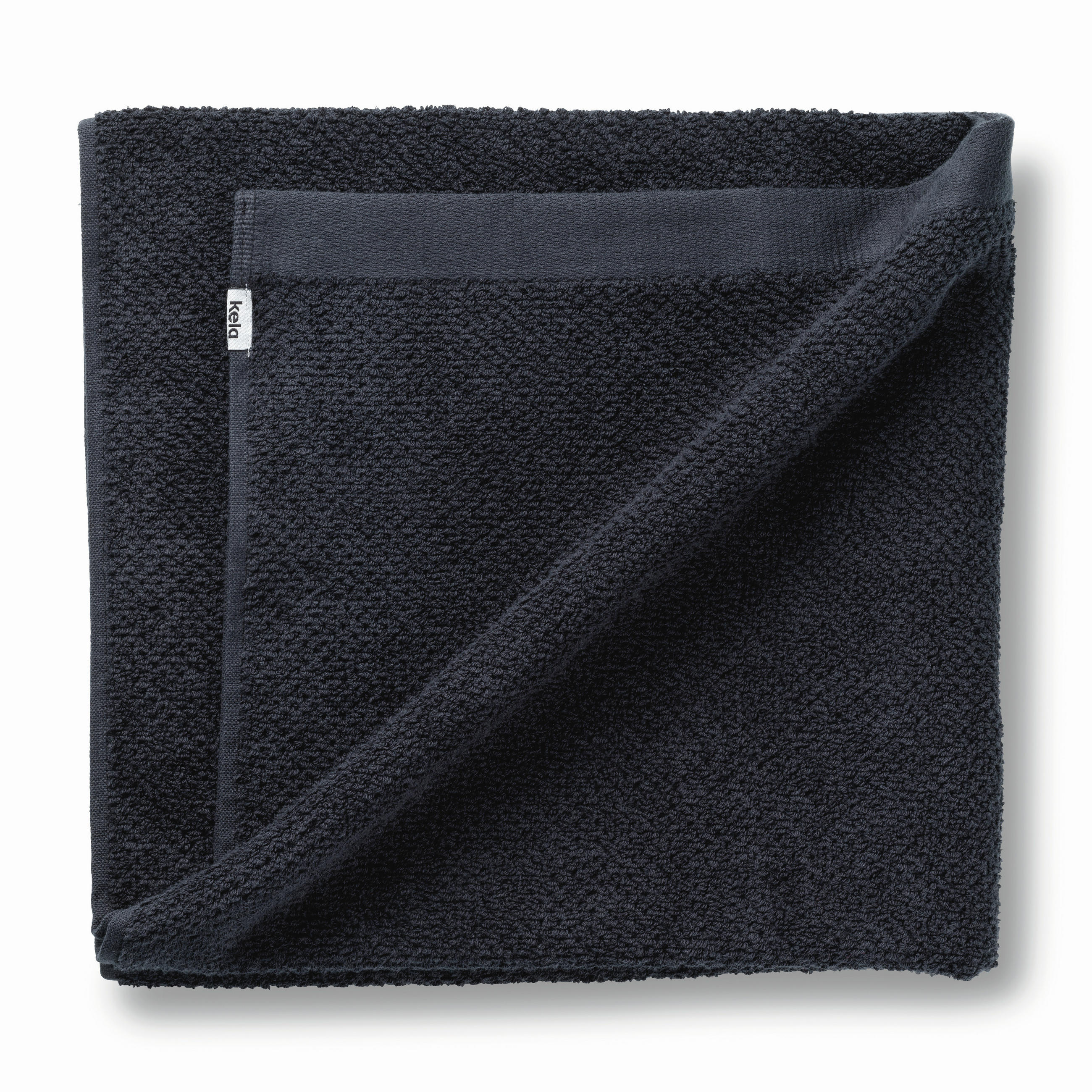 DUSCHTUCH Lavinia 70/140 cm  - Schwarz, Basics, Textil (70/140cm) - Kela