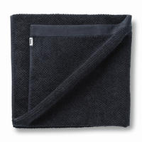 DUSCHTUCH Lavinia 70/140 cm  - Schwarz, Basics, Textil (70/140cm) - Kela