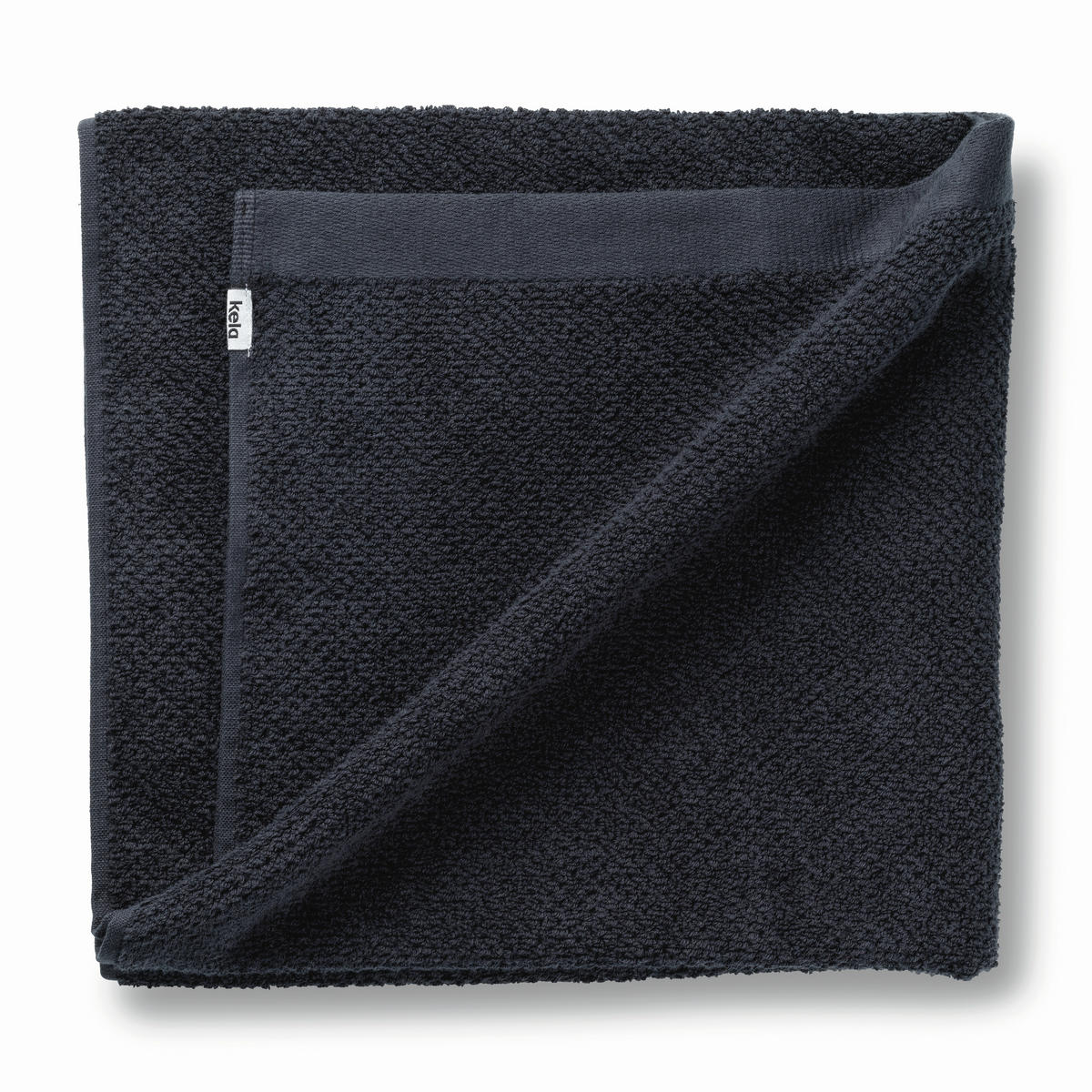 DUSCHTUCH Lavinia 70/140 cm  - Schwarz, Basics, Textil (70/140cm) - Kela