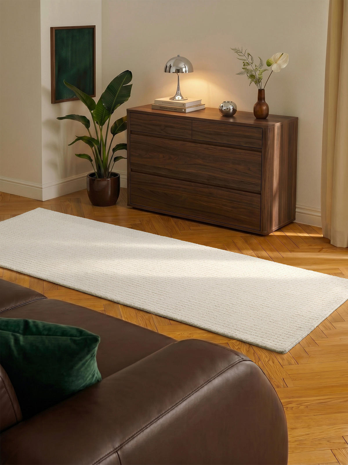 LÄUFER 80/250 cm Eloise  - Creme, Basics, Textil (80/250cm) - Hanse Home