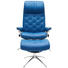 RELAXSESSELSET in Leder Blau - Chromfarben/Blau, Design, Leder/Metall (80/112/71cm) - Stressless RELAXSESSELSET in Leder Blau - Chromfarben/Blau, Design, Leder/Metall (80/112/71cm) - Stressless