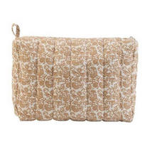 KOSMETIKTASCHE Sandfarben  - Sandfarben, Textil (26/18/18cm)