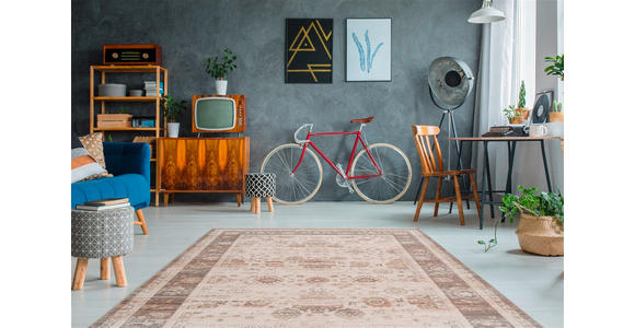 WEBTEPPICH 120/170 cm Baroque Beige  - Beige, Basics, Textil (120/170cm) - Novel