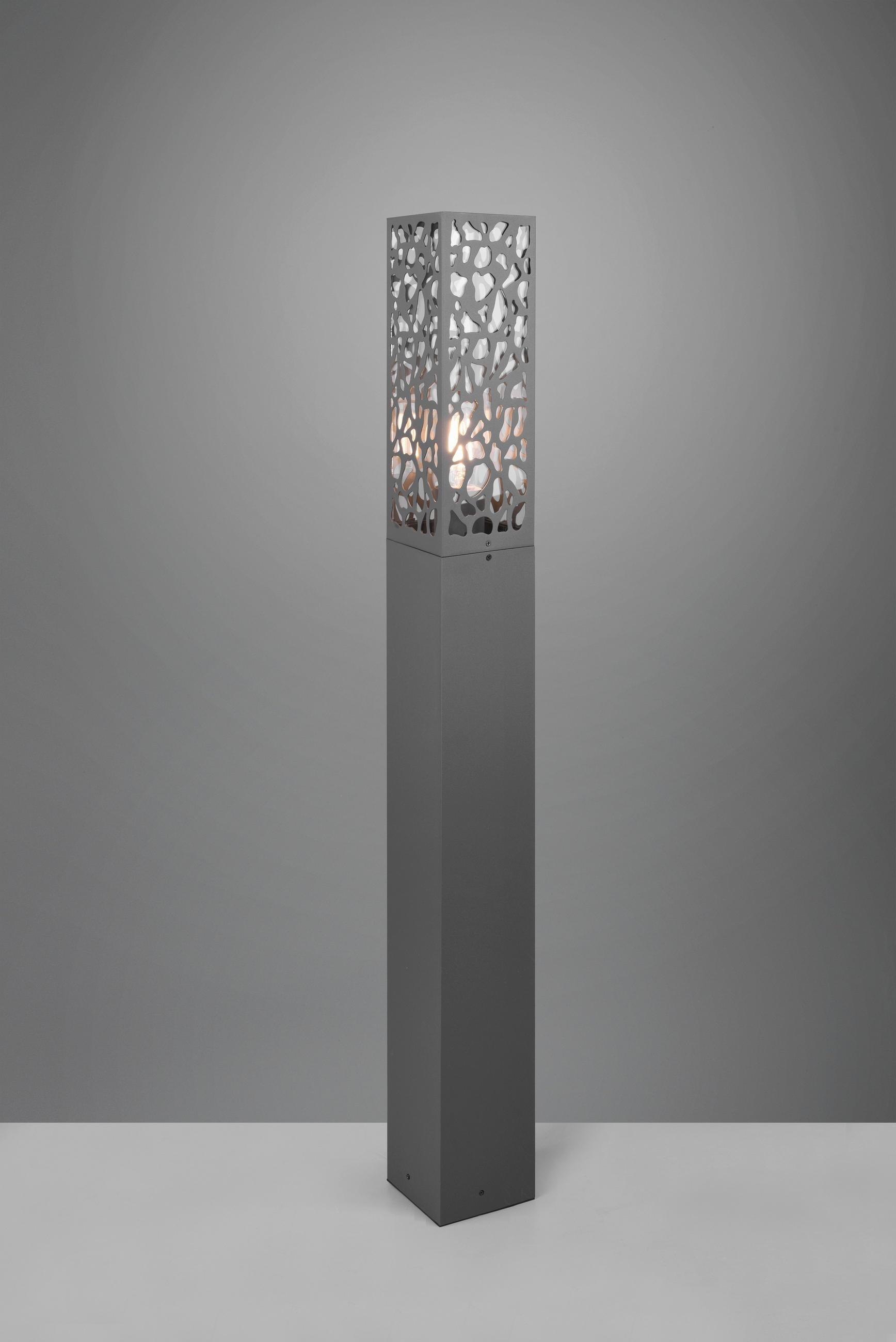 WEGELEUCHTE Cooper 10/100/10 cm   - Anthrazit, LIFESTYLE, Metall (10/100/10cm) - Trio Leuchten