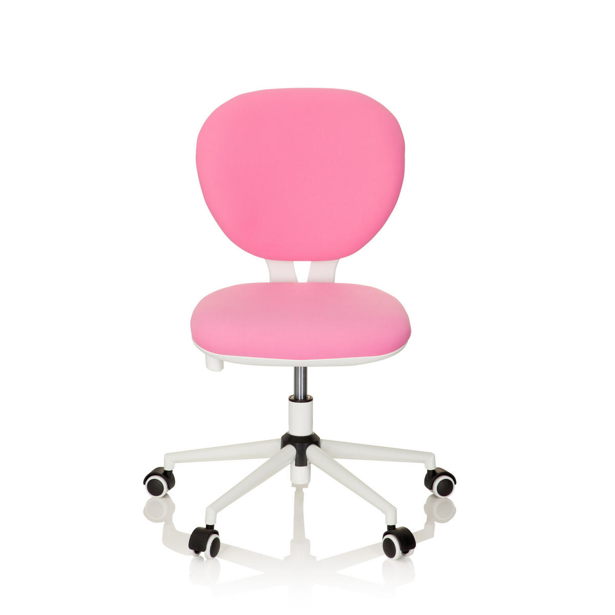 MLADINSKI VRTLJIVI STOL umetna masa pink  - pink, Basics, umetna masa (43/82-95/56cm) - MID.YOU